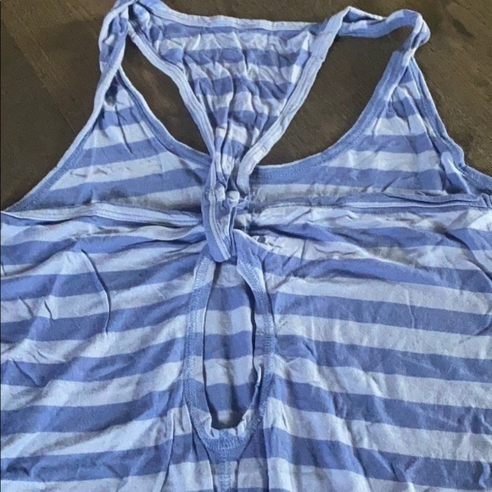Kyodon Blue/Lavender Yoga Tank  size S - Picture 3 of 4